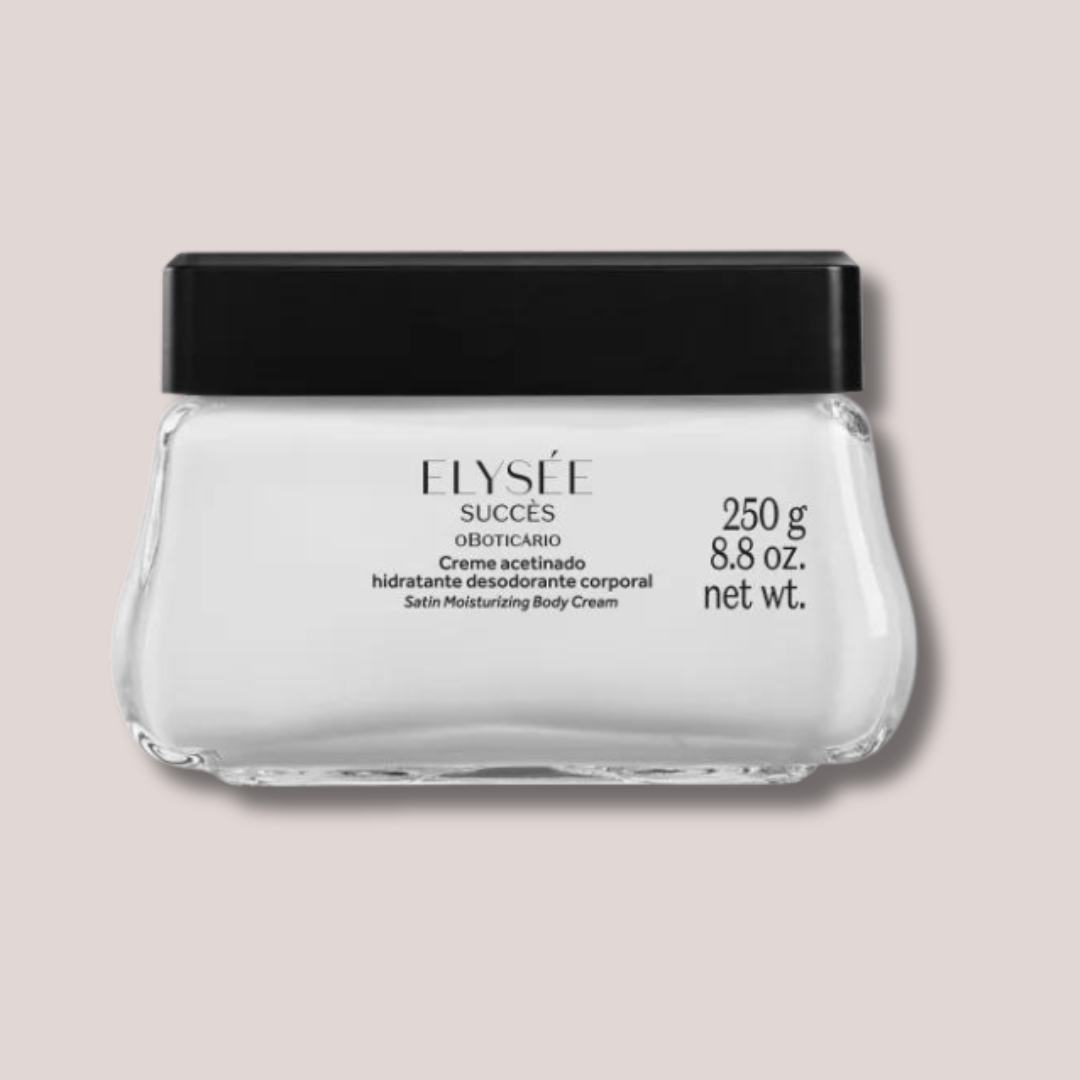 Elysee satin moisturizing body cream Succes , 250ml | O Boticário