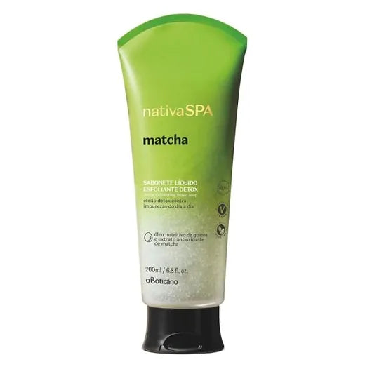 Nativa Spa Matcha Detox Liquid Soap 200ml| O Boticário