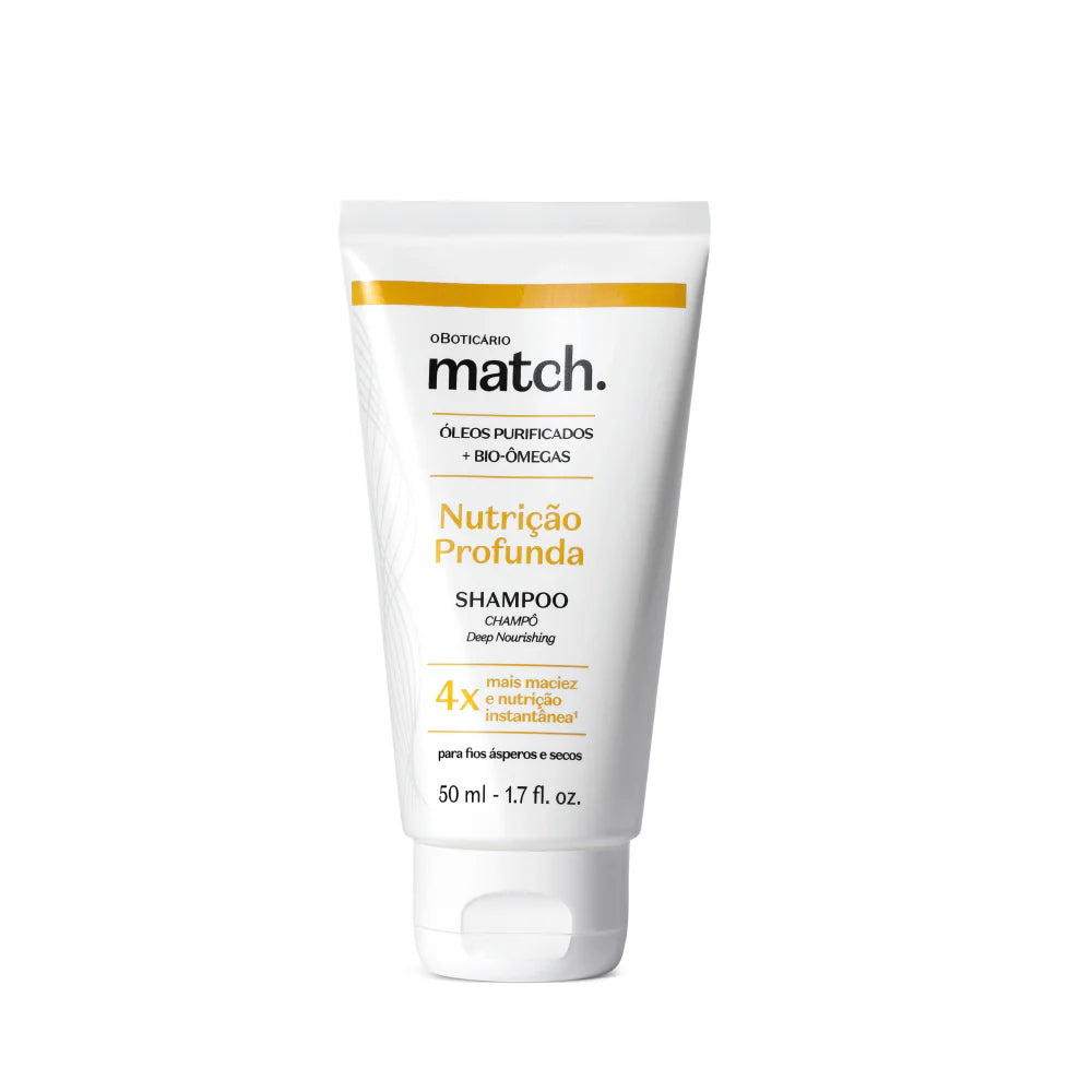 Match Shampoo Nutricao profunda  50ml | O Boticario