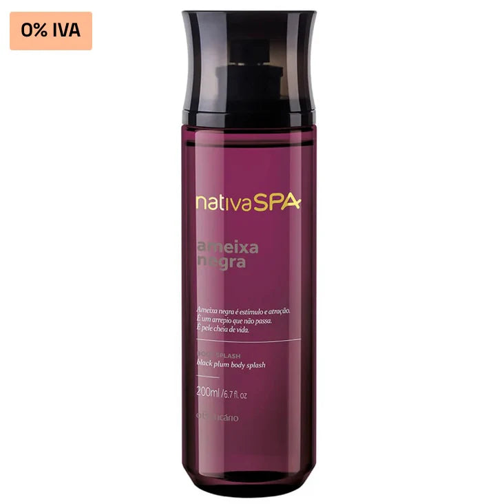 Nativa SPA Body splash Black Plum 200ml|o Boticário