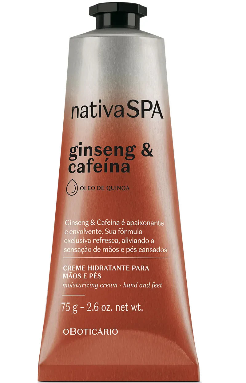 Nativa SPA Ginseng & Caffeine  Hand Cream, 75g l O Boticário