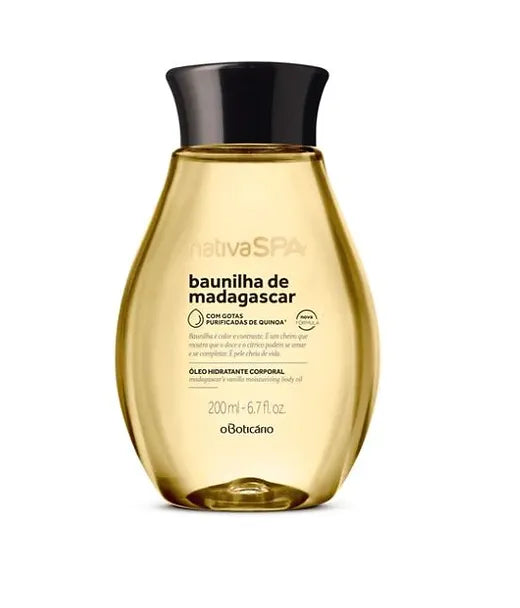 Nativa SPA Madagascar's Vanilla Moisturizing Body Oil 200ml l O Boticário