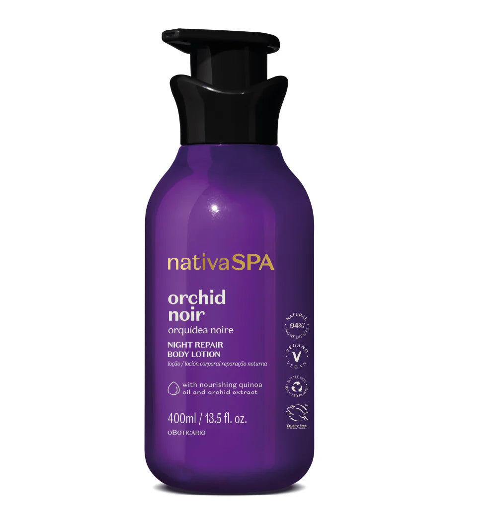 NativaSPA Orchid Noir Body Lotion 400ml |o Boticário