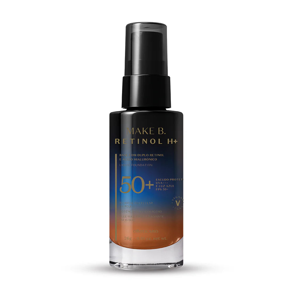 Make B. Liquid Foundation  FPS50 + Retinol H+  50ml| O Boticário