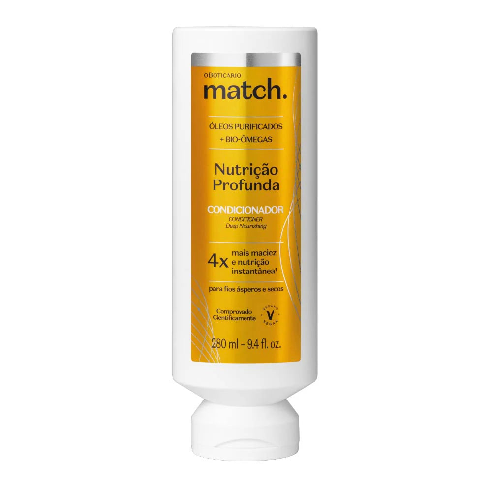 Match Condicionador Nutricao profunda  280ml | O Boticario