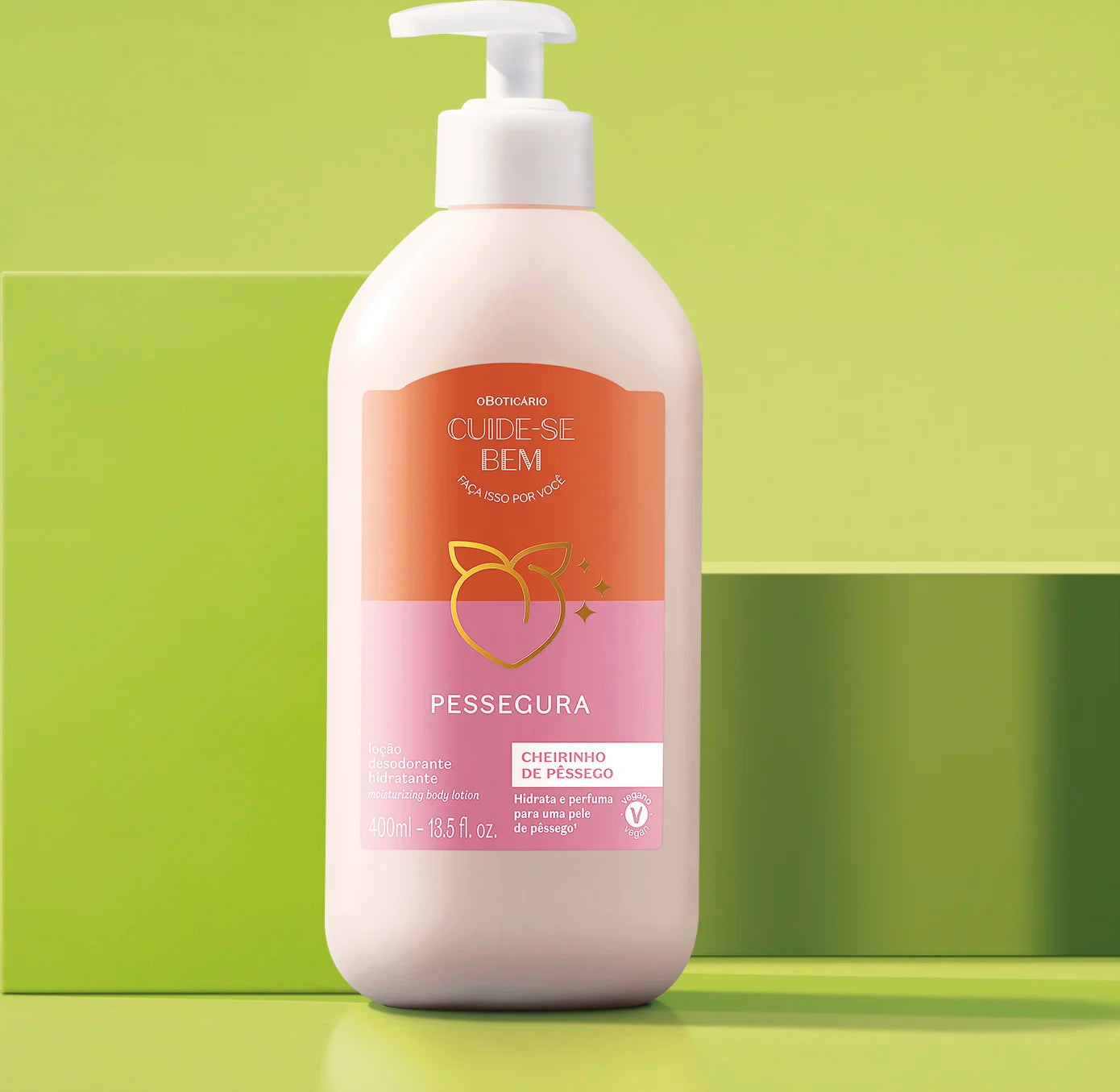 Cuide-se Bem Pessegura Body Lotion 400 ml | O Boticário