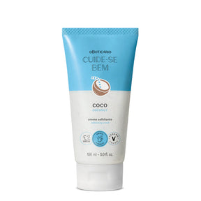 Cuide-se Bem Feira Coconut  Body Exfoliant Cream 150ml | O Boticário