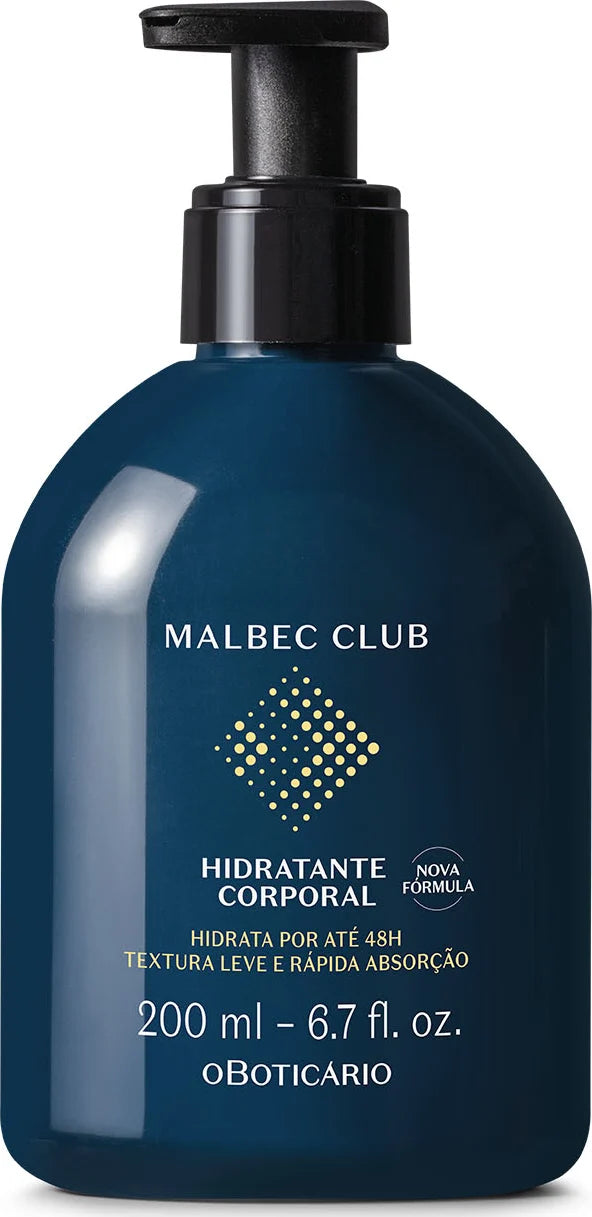 Malbec Club Body Moisturizer, 200ml- O Boticário