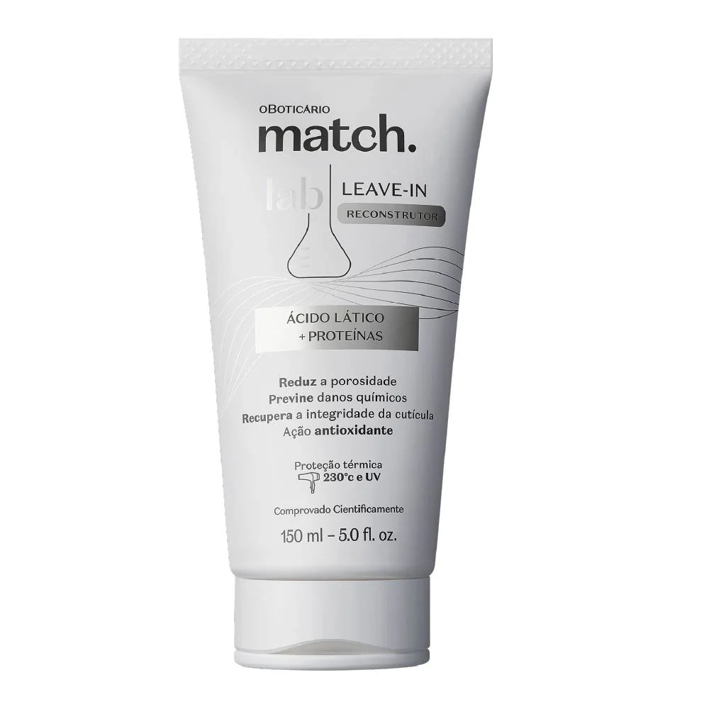 Match Leave-in Reconstrutor Lab, 150ml | O Boticario