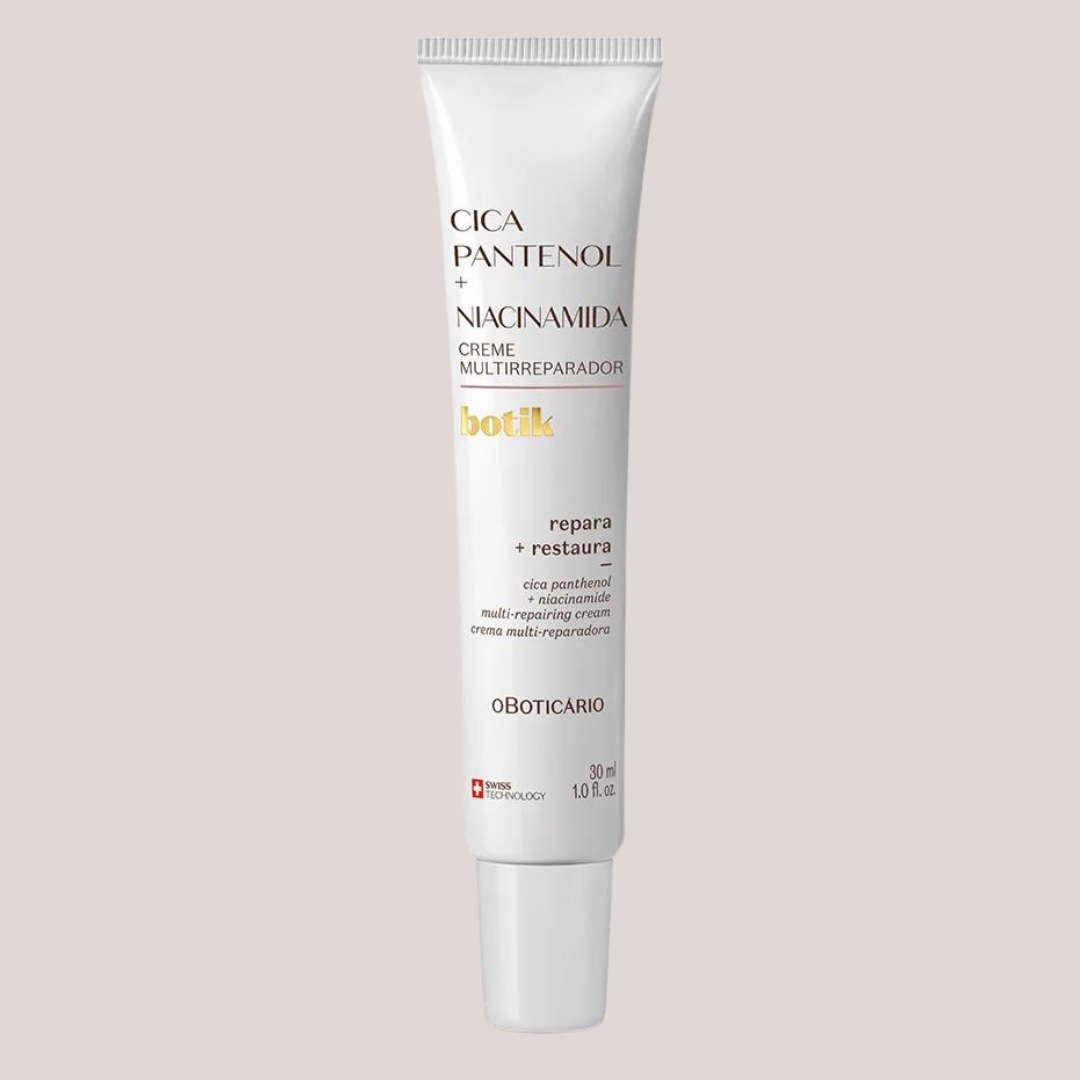 Cica Panthenol + Niacinamida Botik Multi-Repairing Cream 30ml | O Boticário